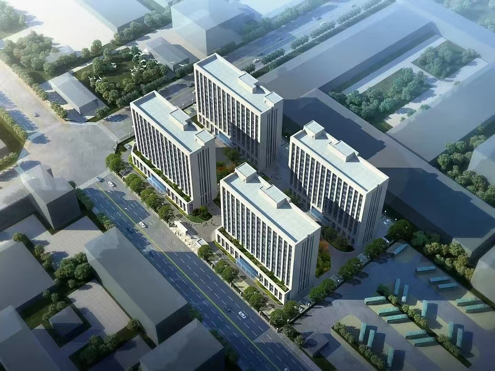 Mingtian Group Campus Aerial View